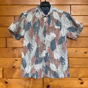 Jack O'Neill Men's Linen Cotton Life Aquatic Short Sleeve Polo Collar Shirt